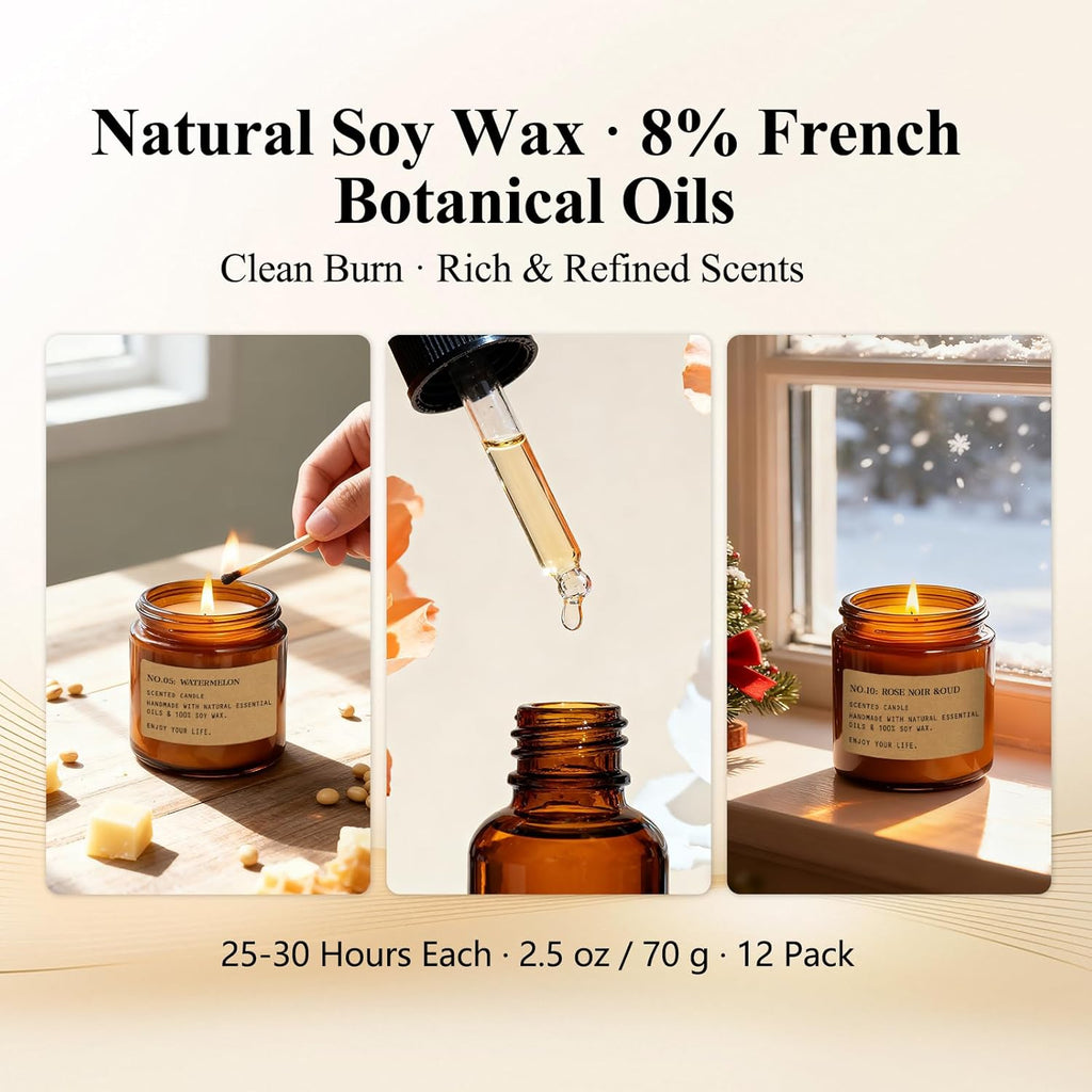 Soy Wax Orange Scented Candle - View 4