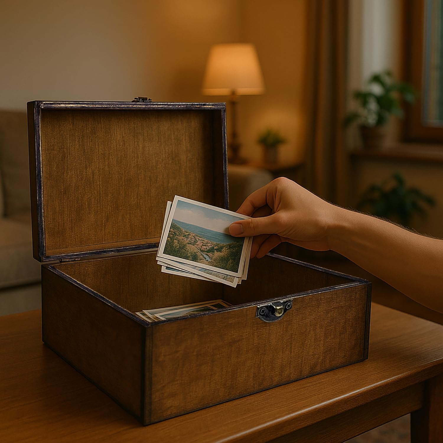 Wood Storage Basket - View 5