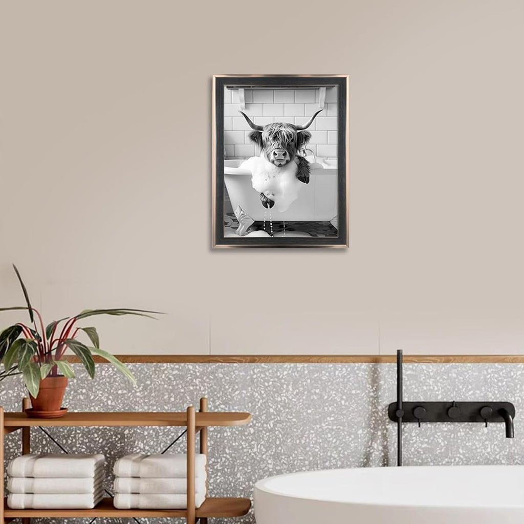 Framed Farmhouse Black Wall Decor — 10" - View 2