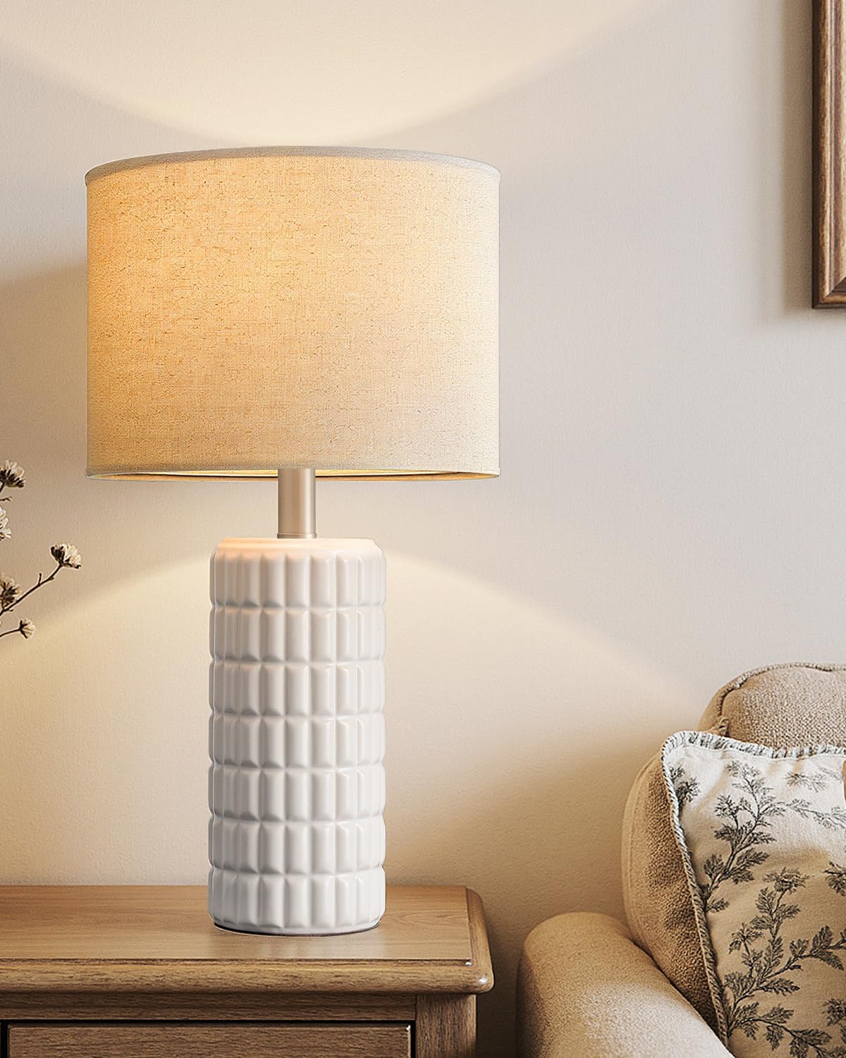 Boho Blue Desk Lamp — 23" - View 6