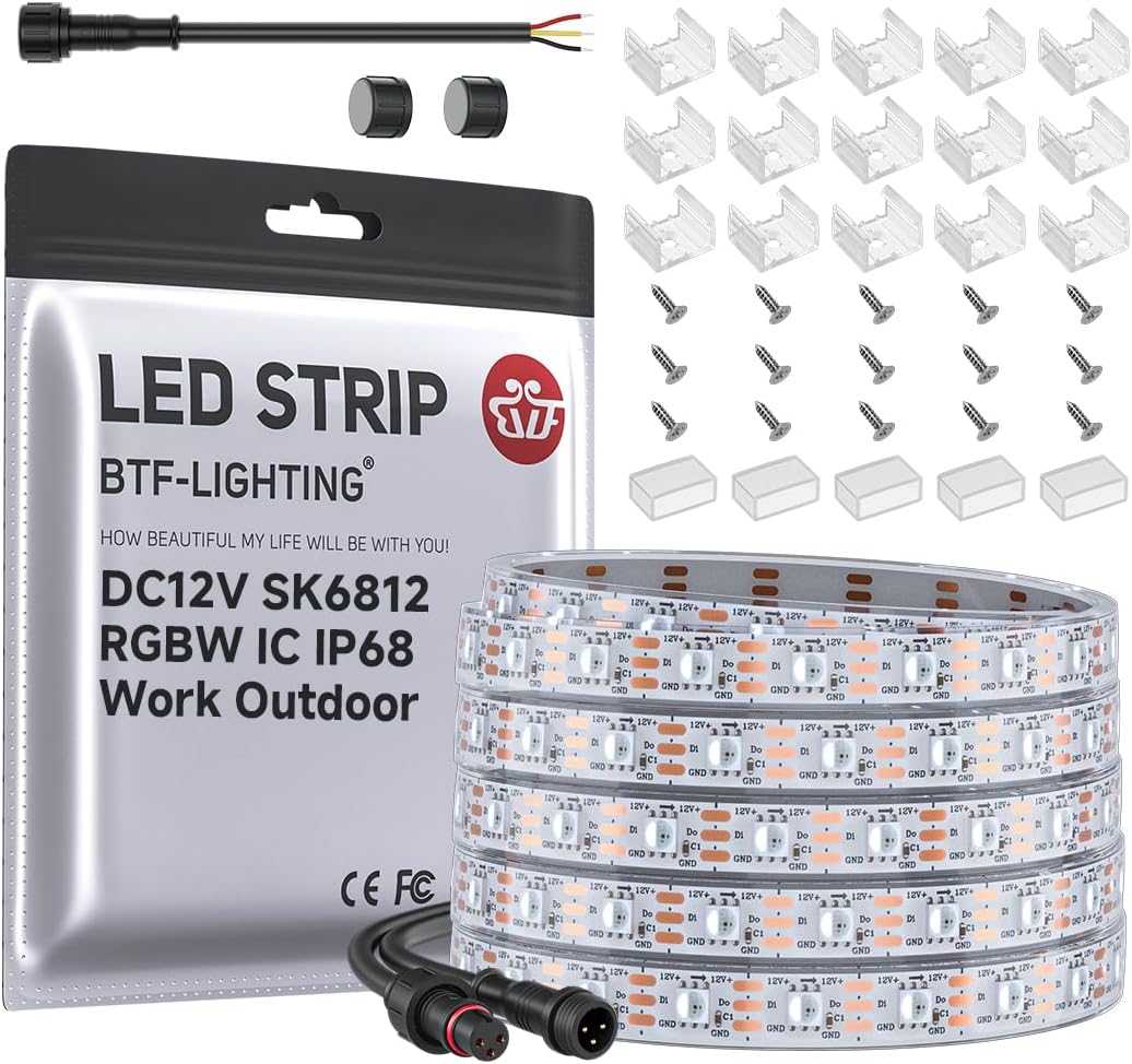 RGB Beige LED Strip Light — 1-Light — RGB+Cool White