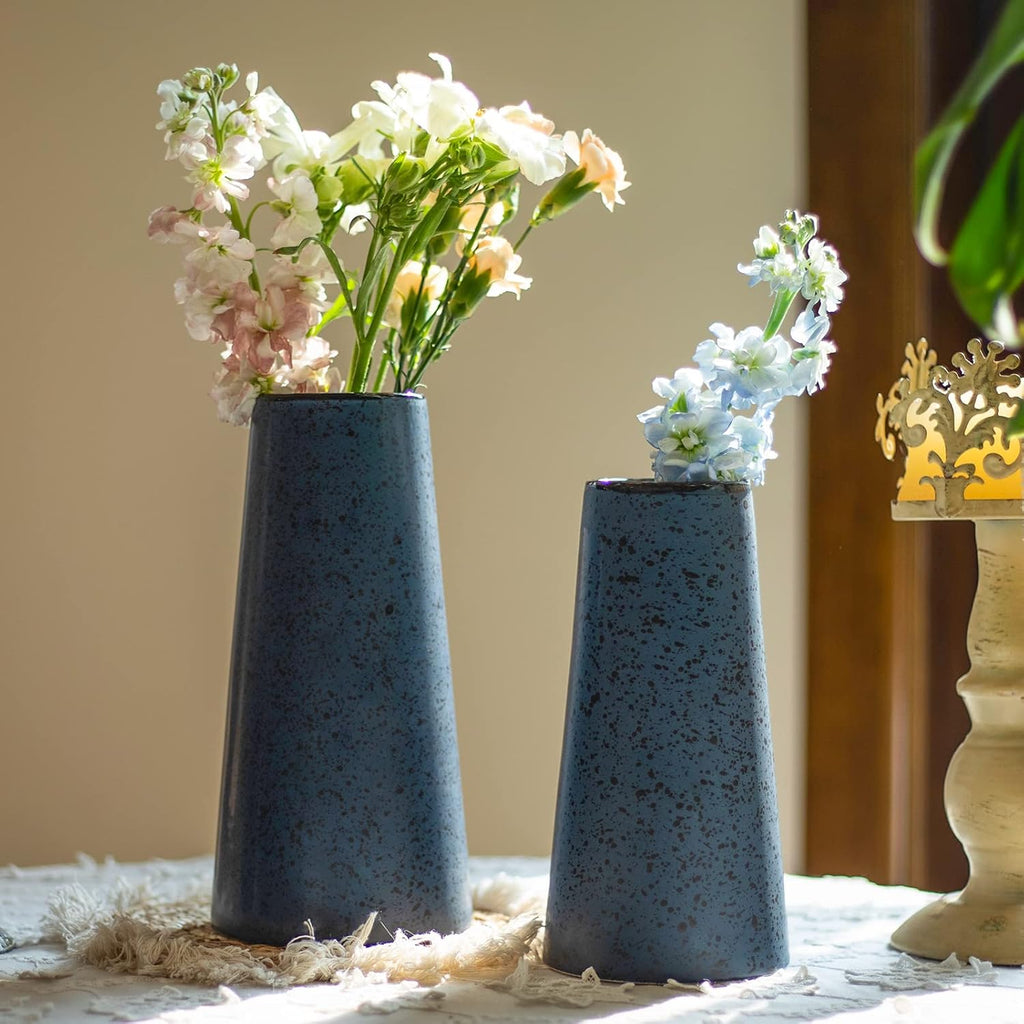 Farmhouse Blue Flower Vase — Set of 2 - View 5