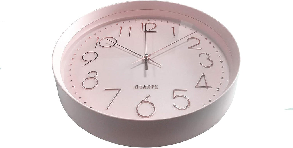 Battery Operated Beige Wall Clock - View 8