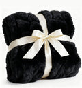 Luxe Black Throw Pillow — 50" — 03 - Black