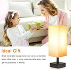 Modern Beige Bedside Lamp - View 5