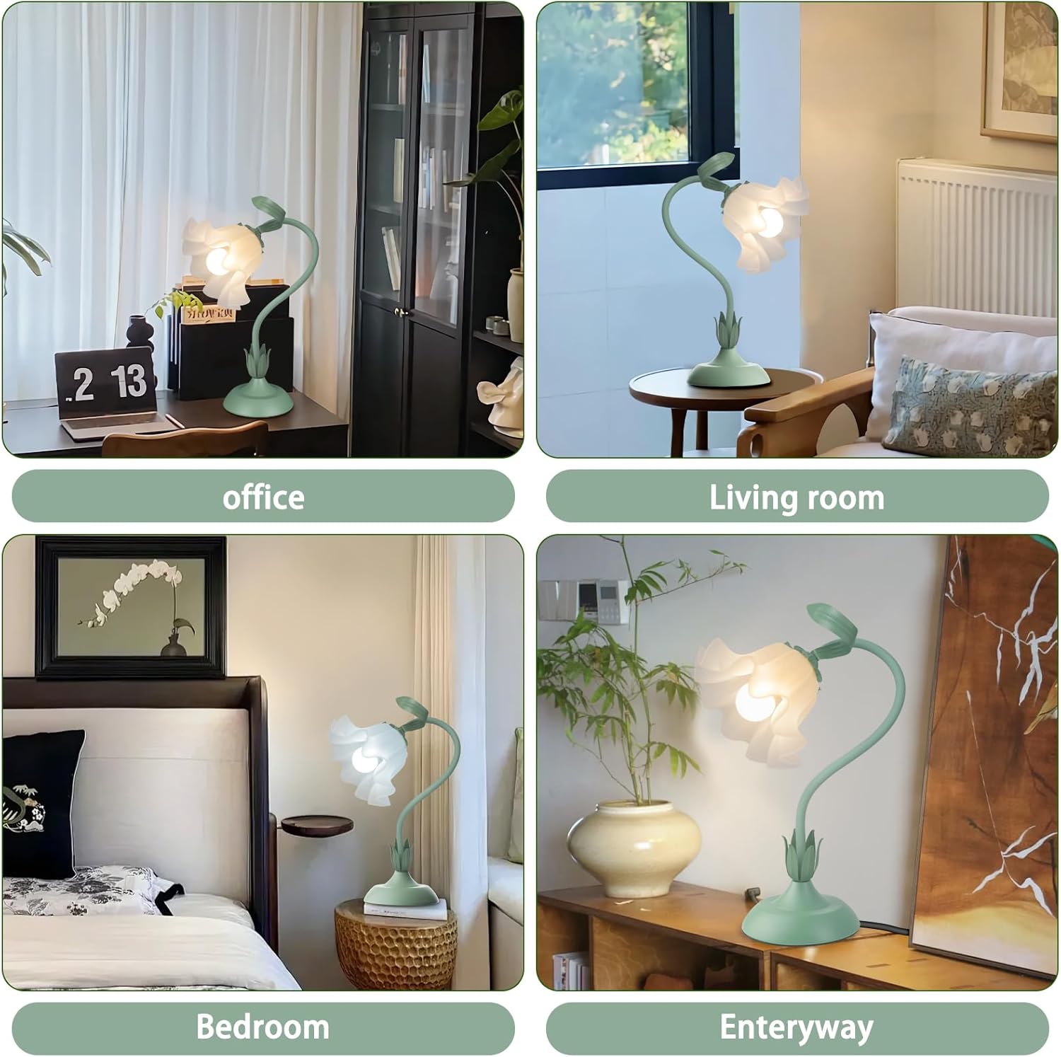 Adjustable Green Desk Lamp - View 8
