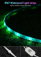 Smart Rattan LED Strip Lights - View 2