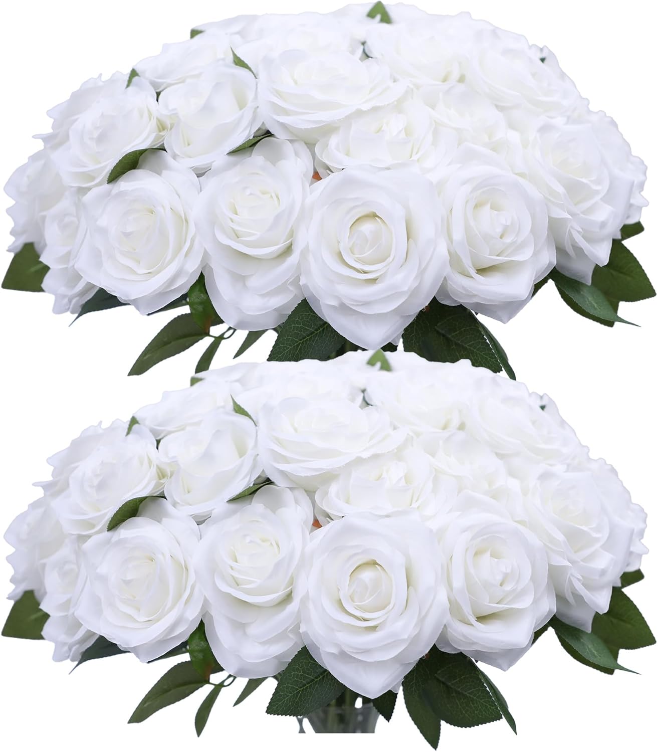Blue Artificial Flowers — White