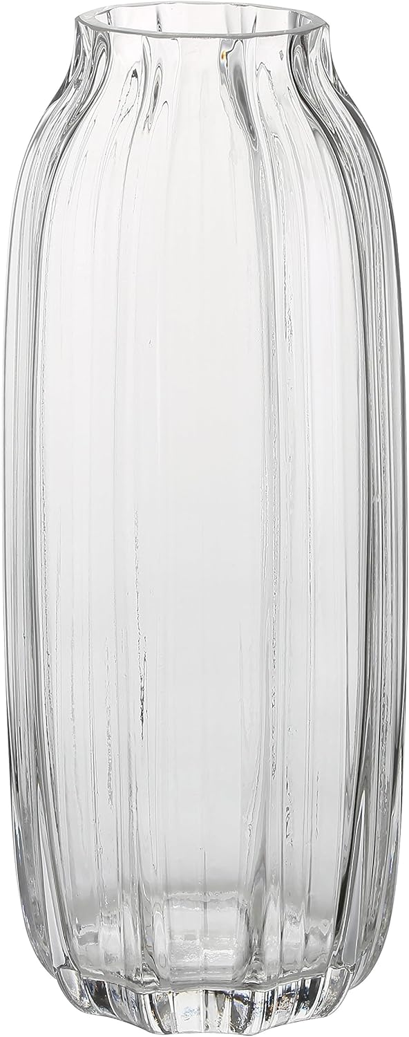 Farmhouse Blue Vase — 8.0" — B Style-clear