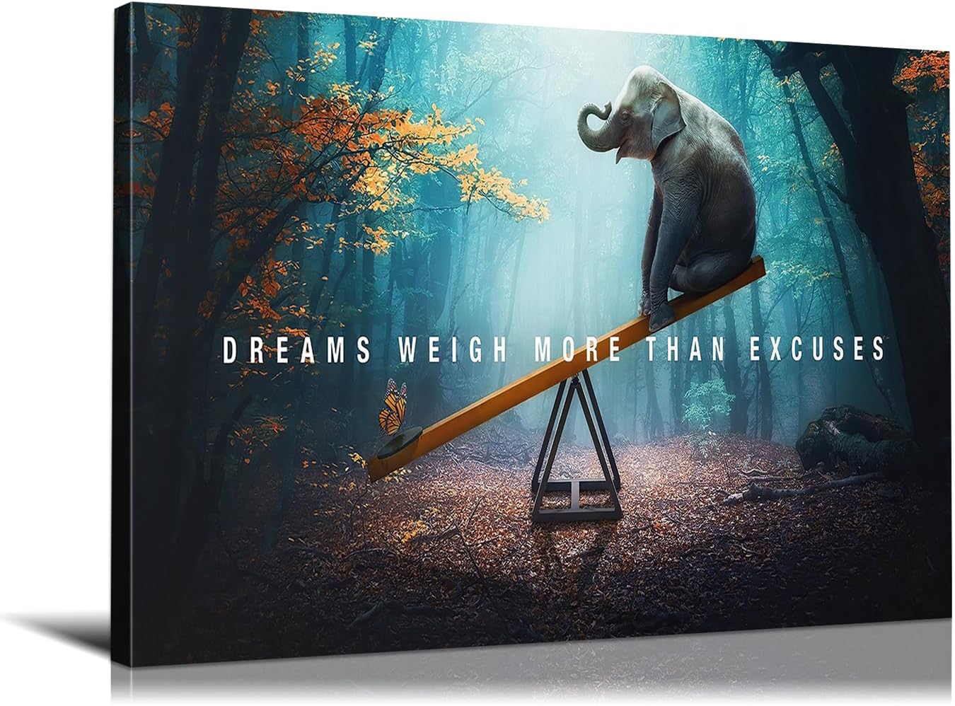 Wood Canvas Wall Art — 12" — Style-38
