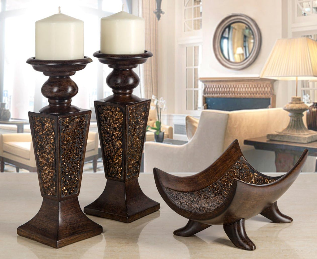 Wax Pillar Candle — Set of 2 - View 2