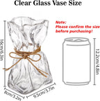 Modern Beige Flower Vase — 6" - View 2