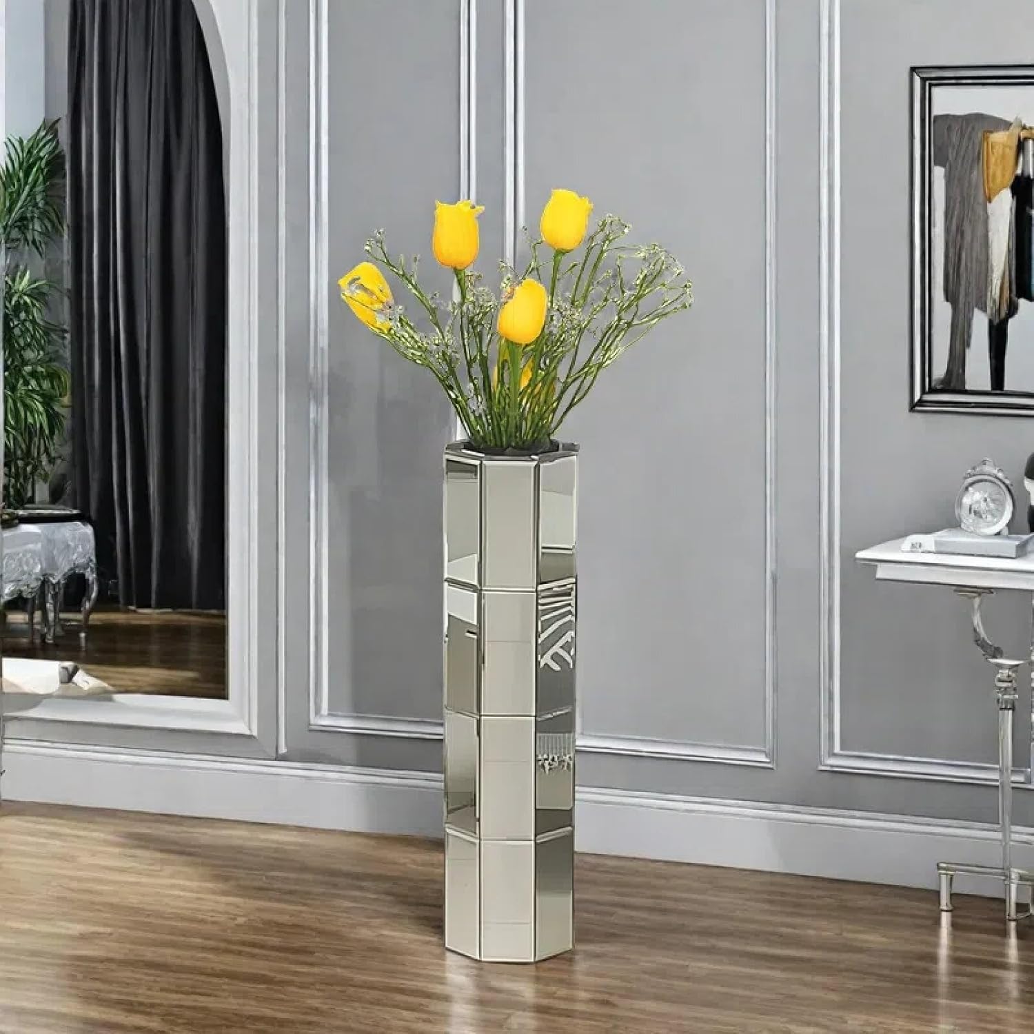 Modern Glass Mirror — 28" - View 5