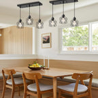 Farmhouse Black Pendant Light — 3-Light - View 7