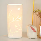 Modern White Table Lamp - View 4