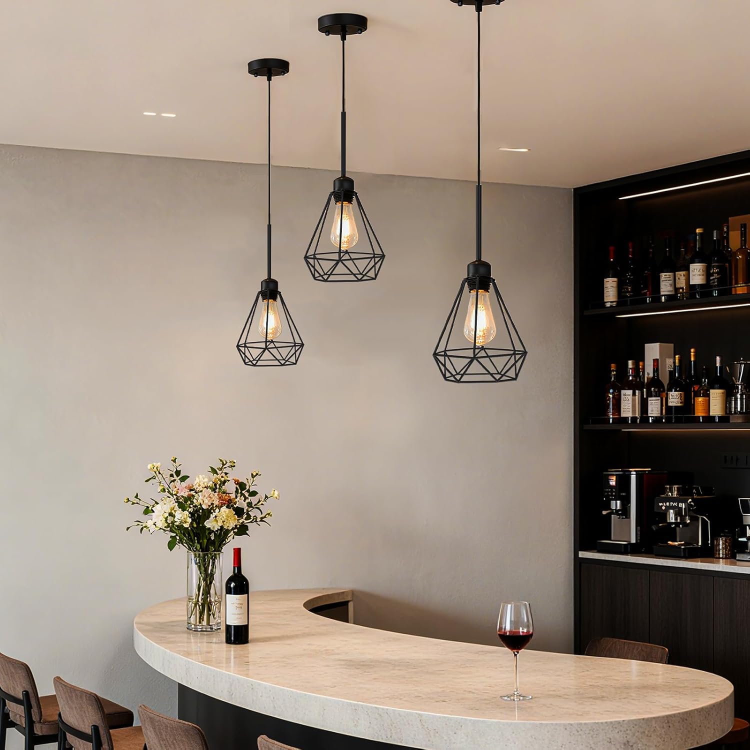 Adjustable Farmhouse Metal Pendant Light — 18" - View 8
