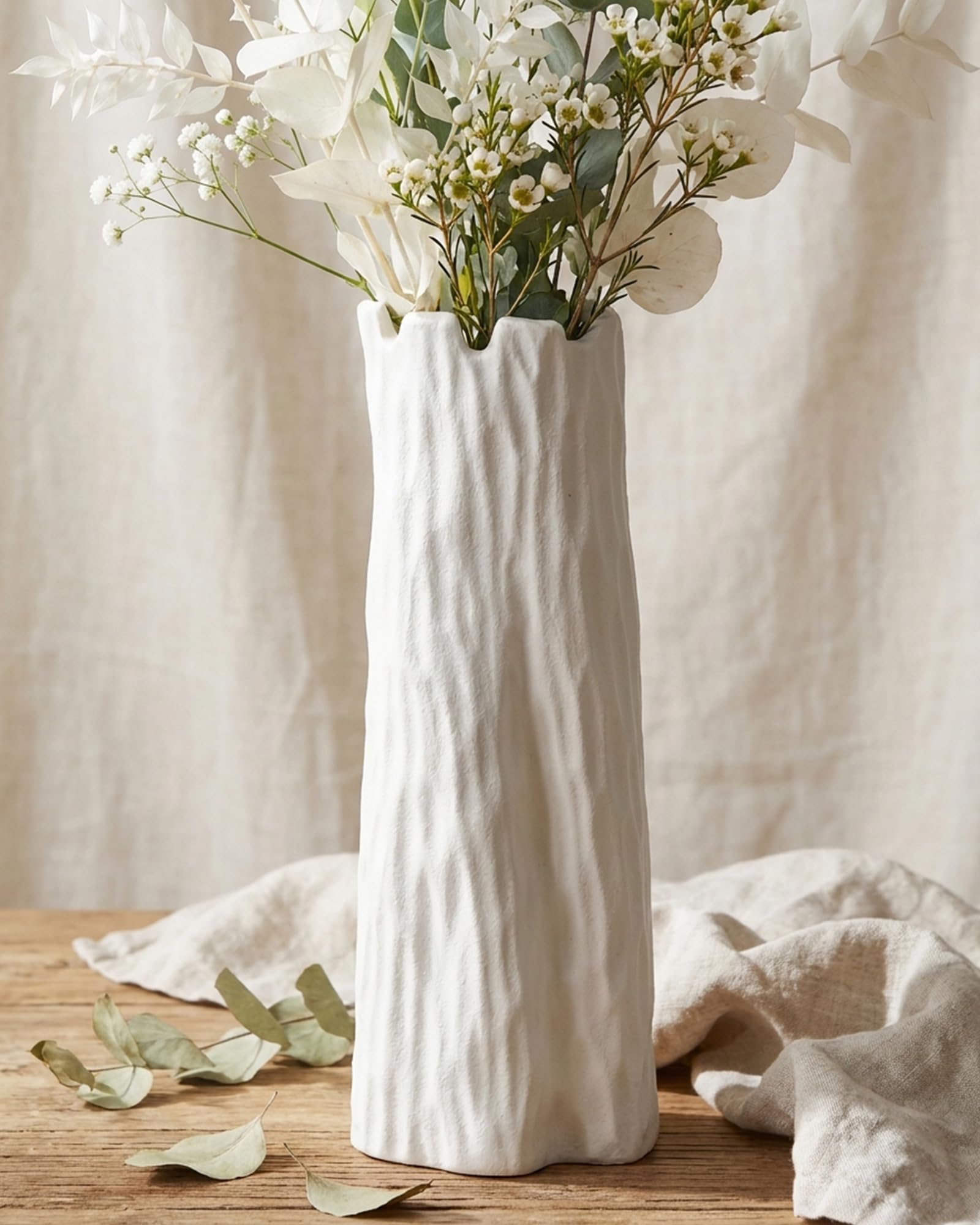Boho Black Flower Vase — 7"