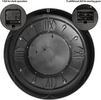 Oversized Farmhouse Brown Wall Clock — 24" - View 5