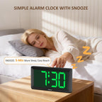 Battery Operated Modern Green Wall Clock — 3.2" - View 9
