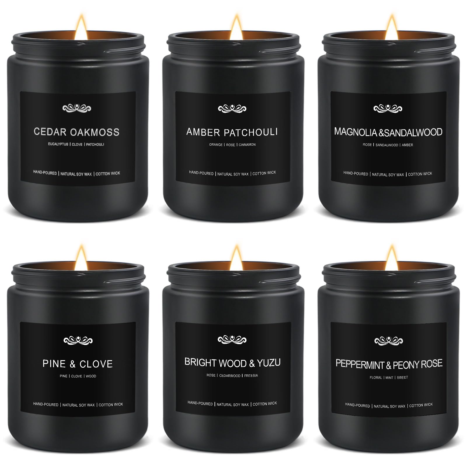 Scented Gold Candle Set