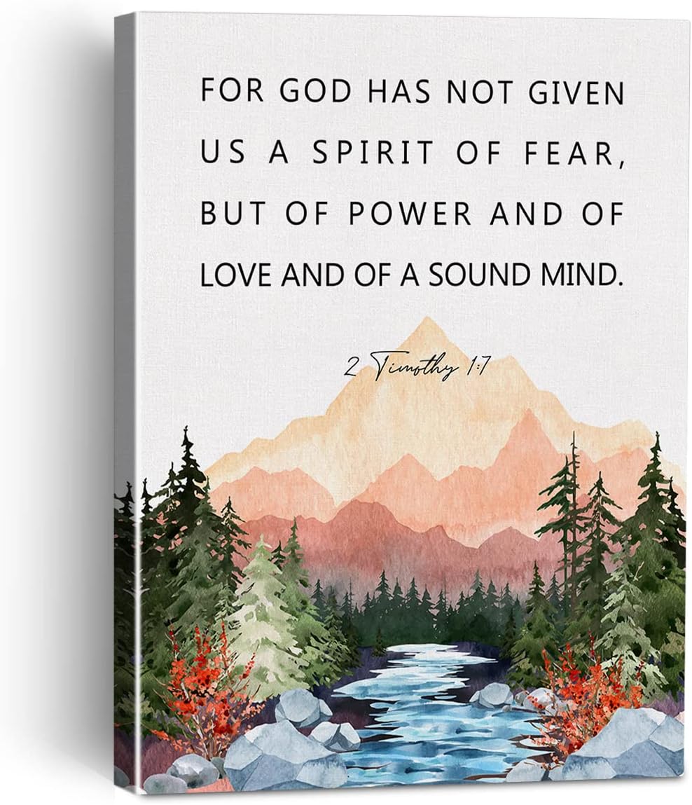Beige Framed Wall Art — Bible Verse Gifts 04