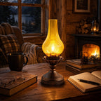 Dimmable Farmhouse Green Bedside Lamp - View 4