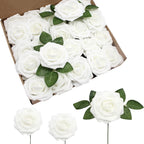 Beige Artificial Flowers — 3"