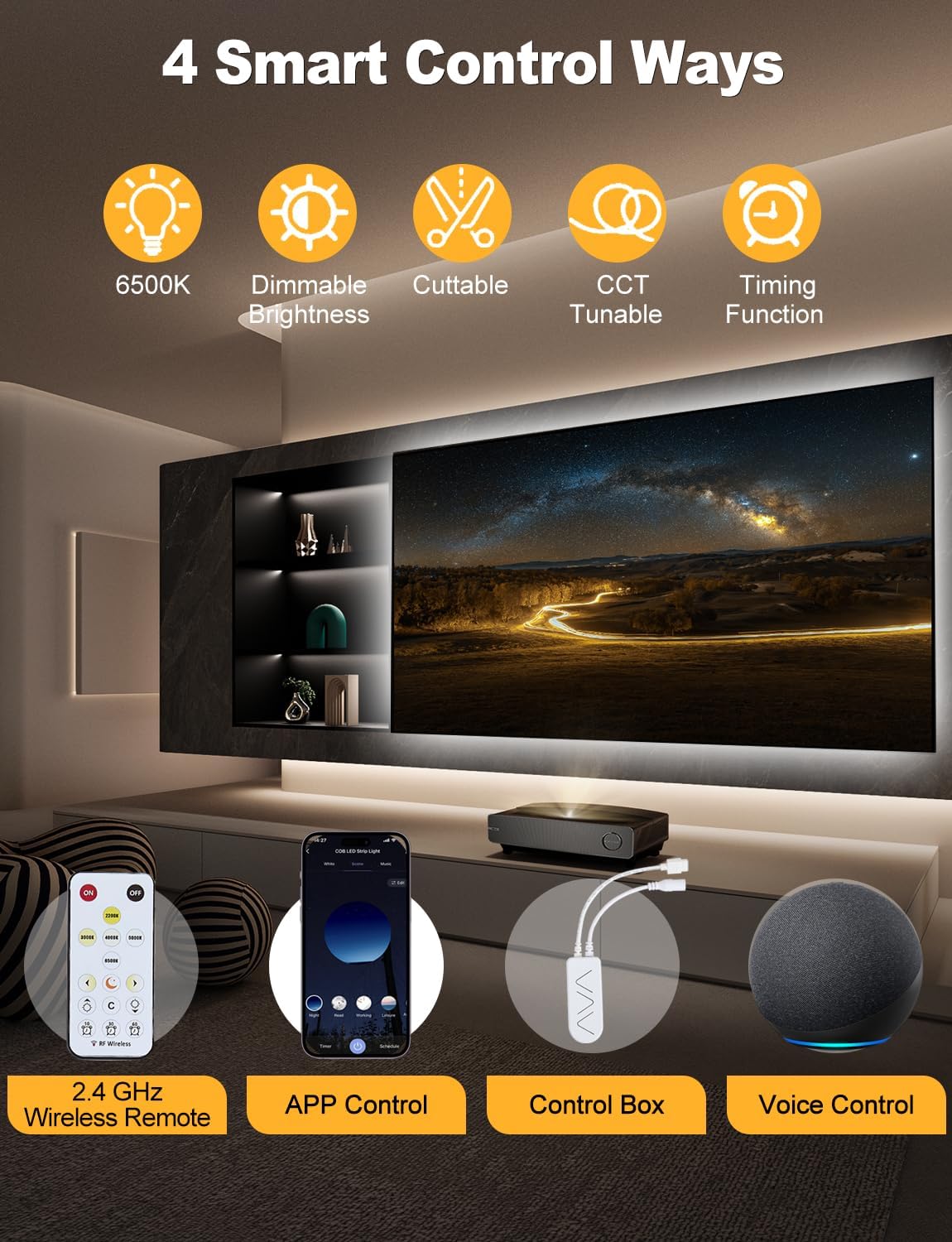 Dimmable Metal LED Strip Light - View 5