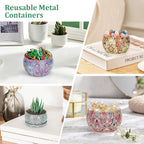 Soy Wax Metal Scented Candle - View 8
