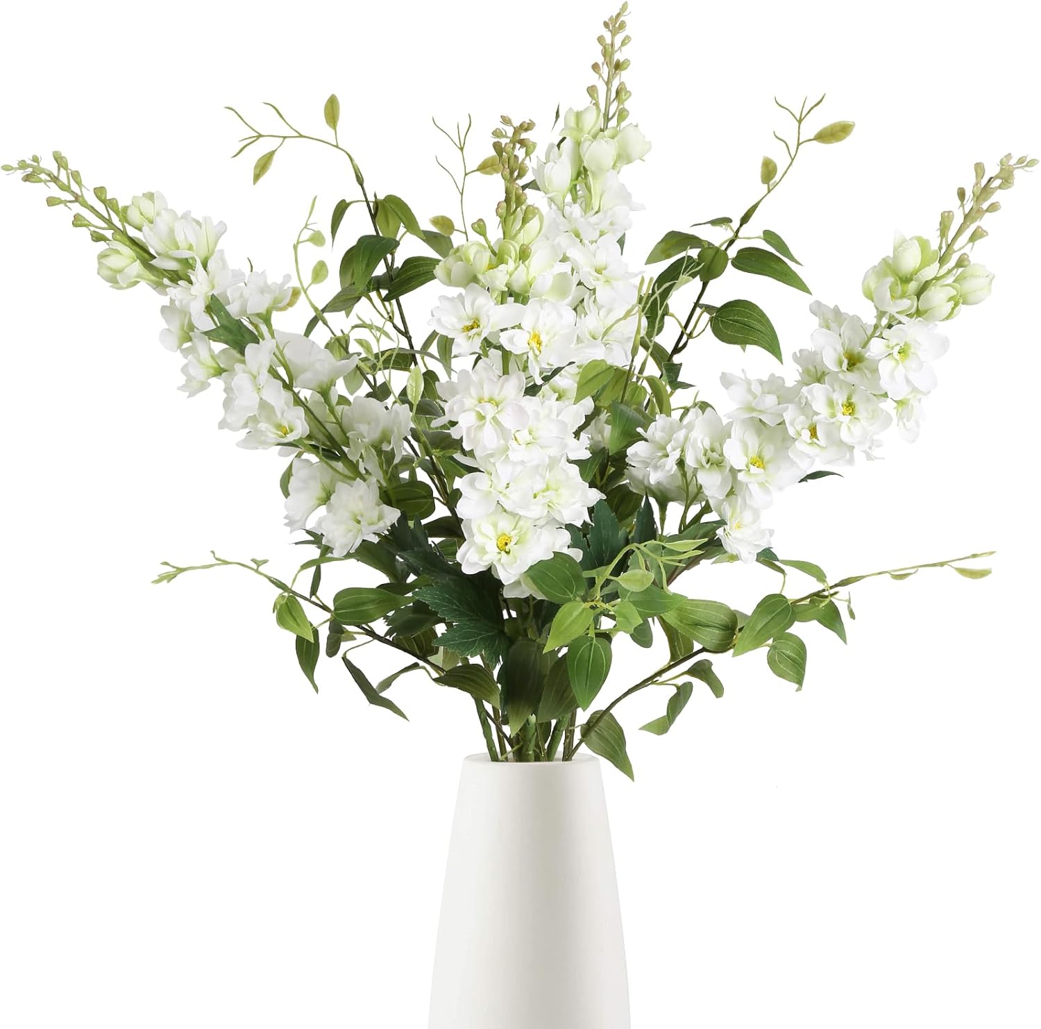 Beige Artificial Flowers — 29.5" — White