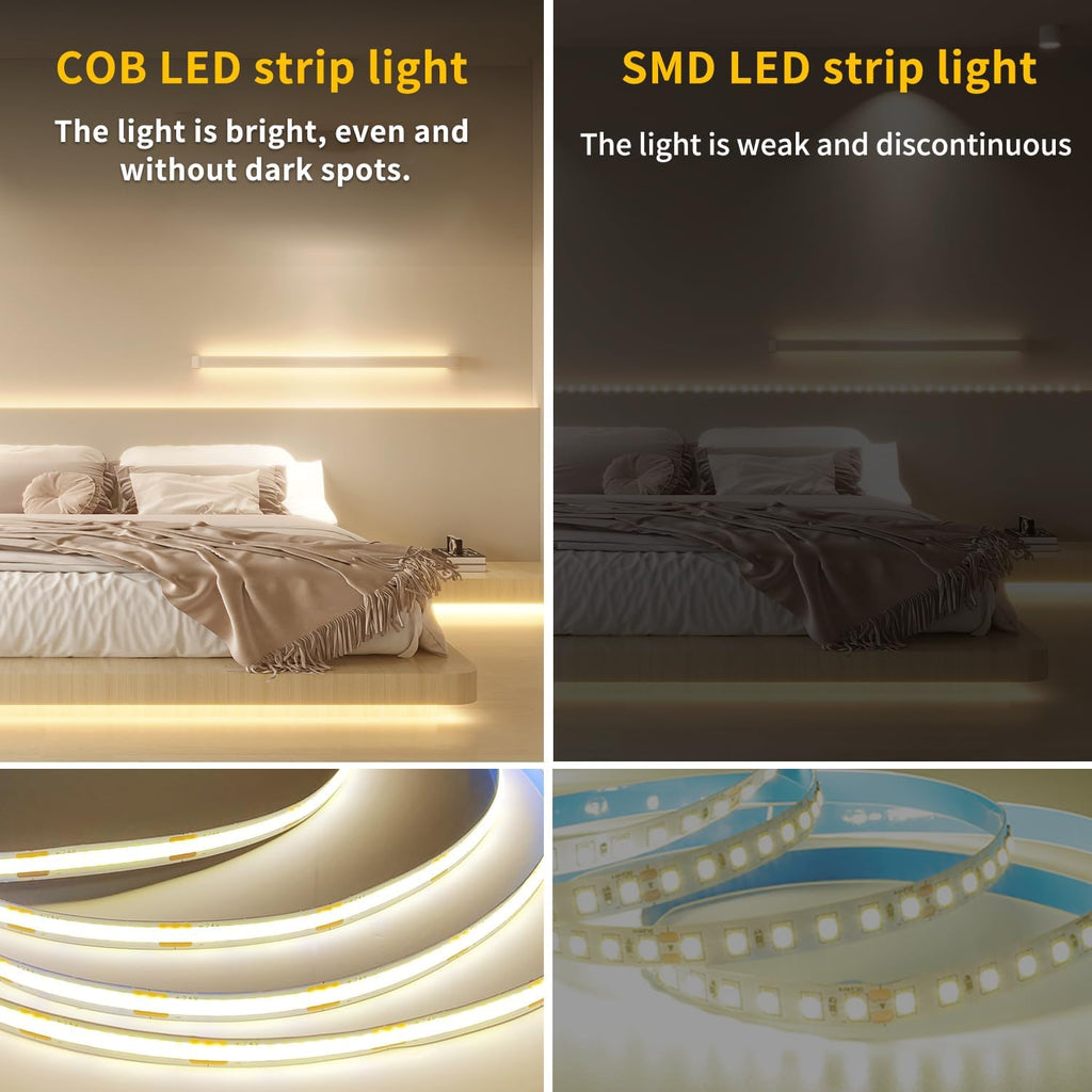 Dimmable White LED Strip Lights - View 5
