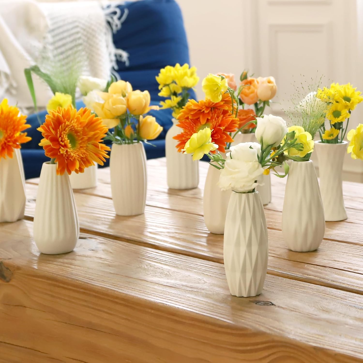 Boho Black Flower Vase — Set of 16 - View 6