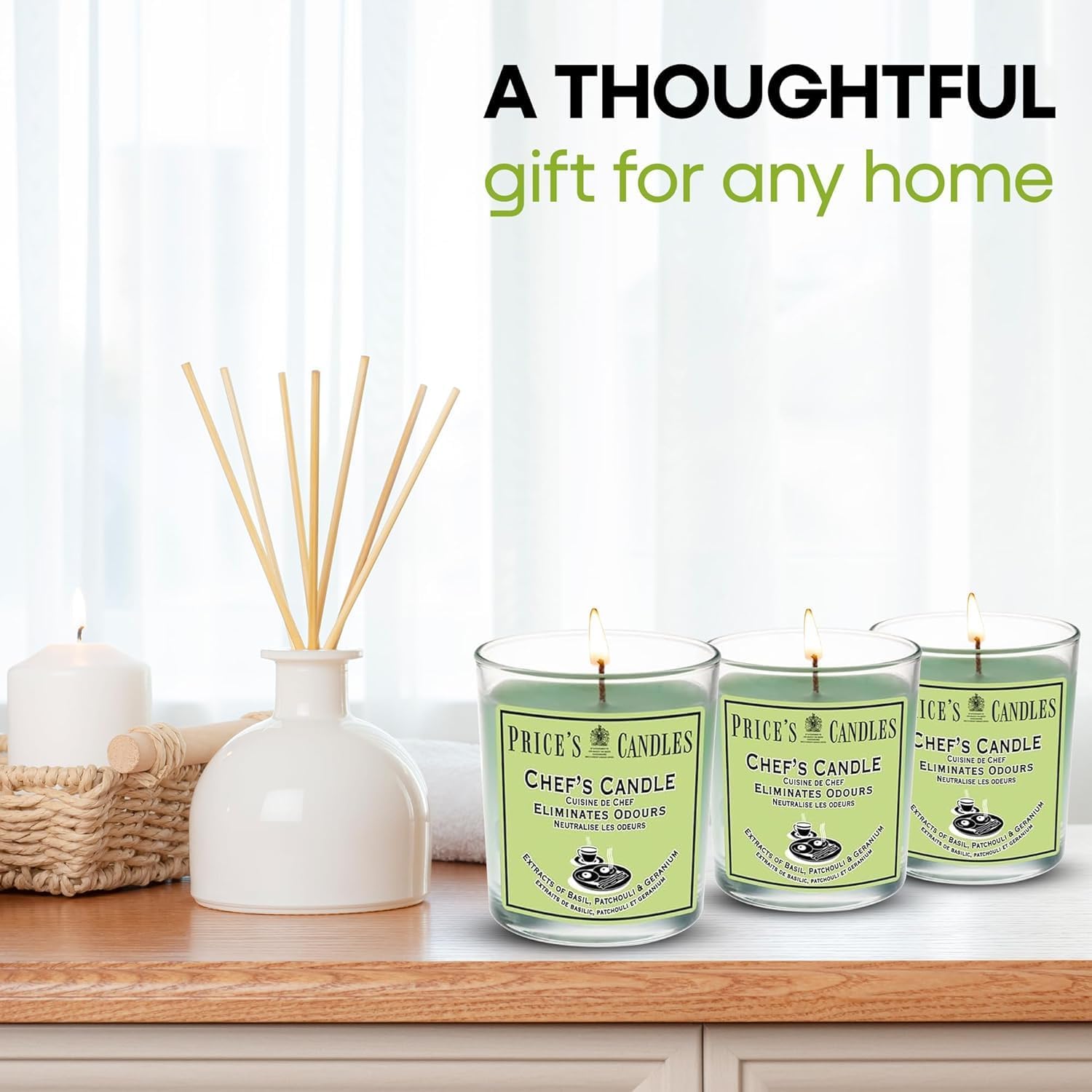 Wax Candle — Set of 3 - View 7