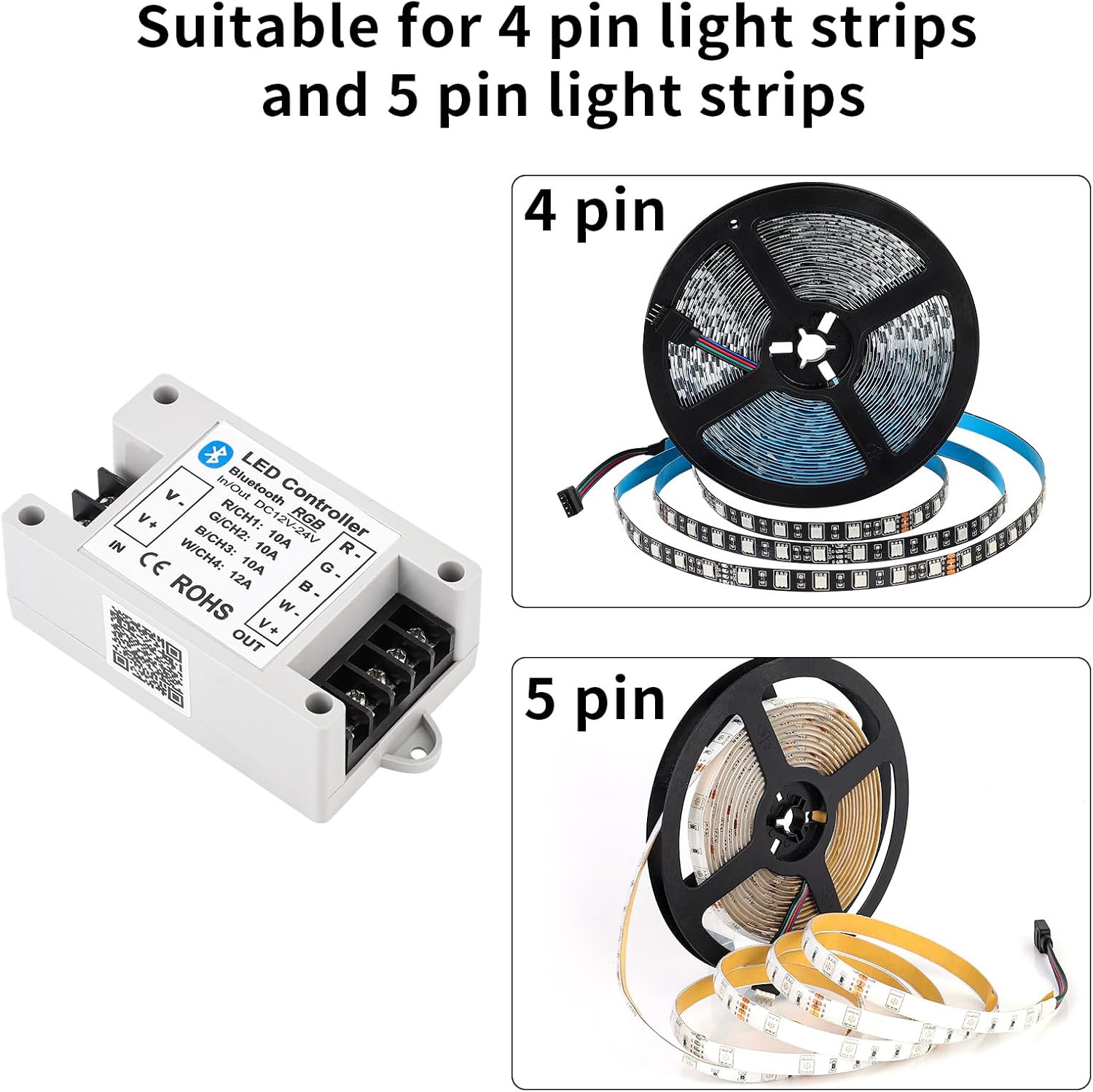 RGB Metal LED Strip Lights - View 3