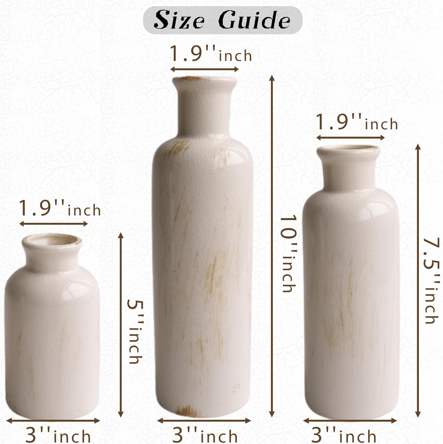 Boho Ceramic Vase Set - View 3