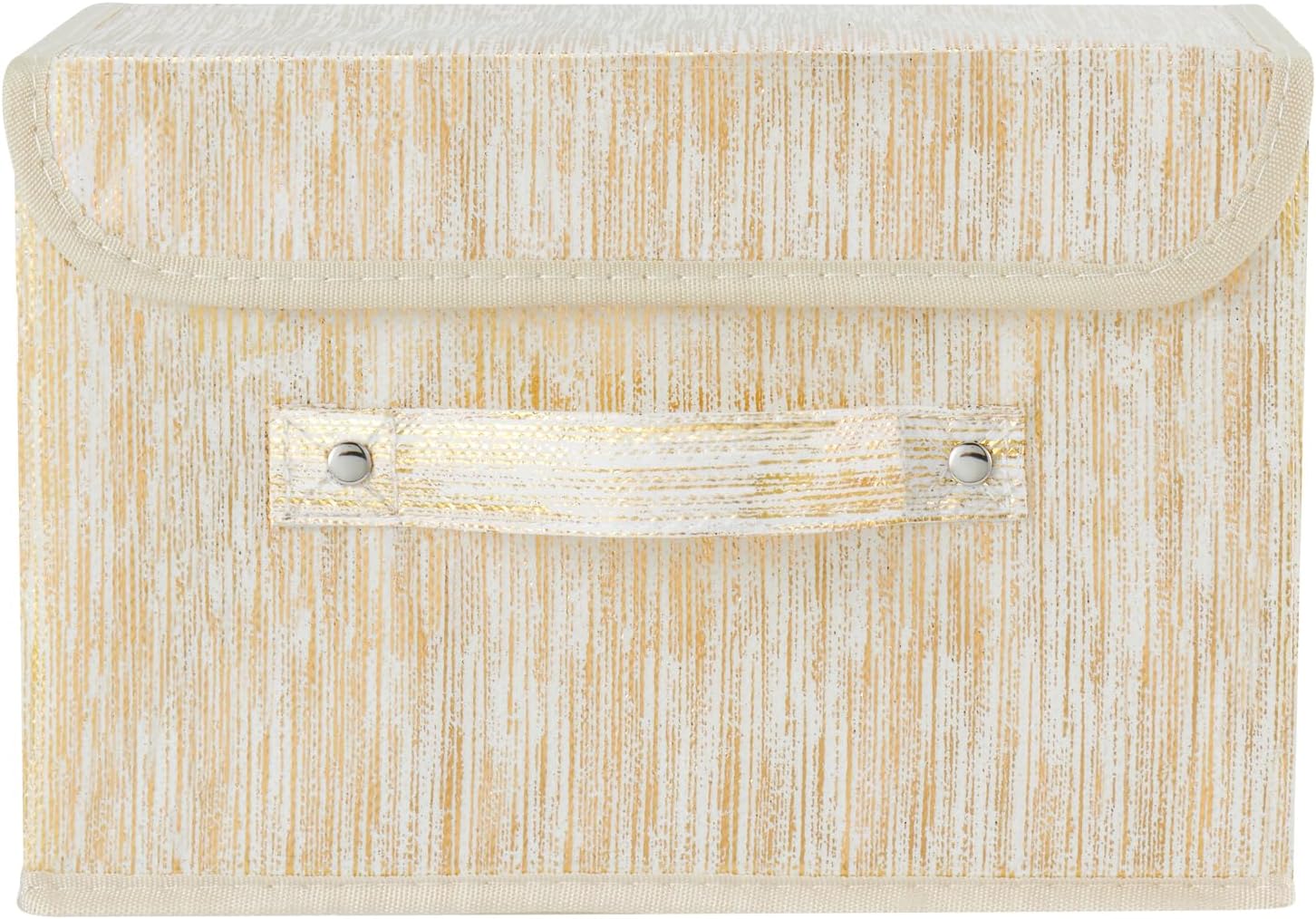Luxe Gold Storage Bin — Set of 1 - View 2