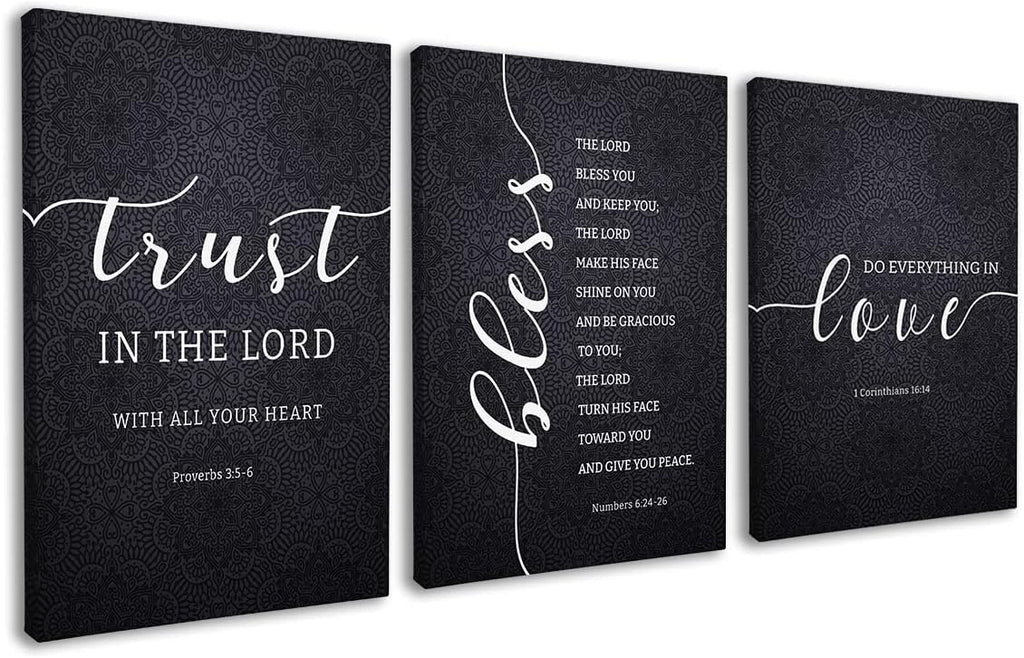 Framed Wall Art — Set of 3 — Small