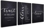 Framed Wall Art — Set of 3 — Small