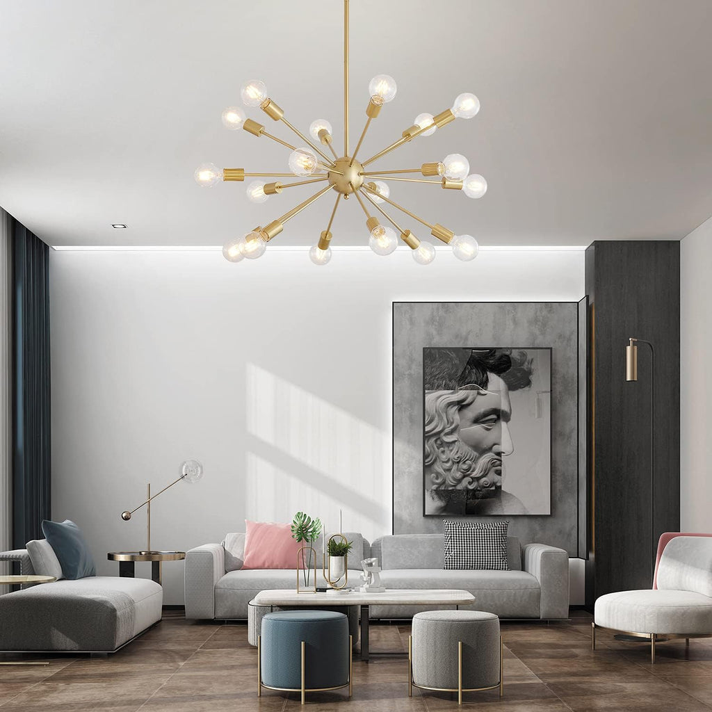 Luxe Black Chandelier - View 9
