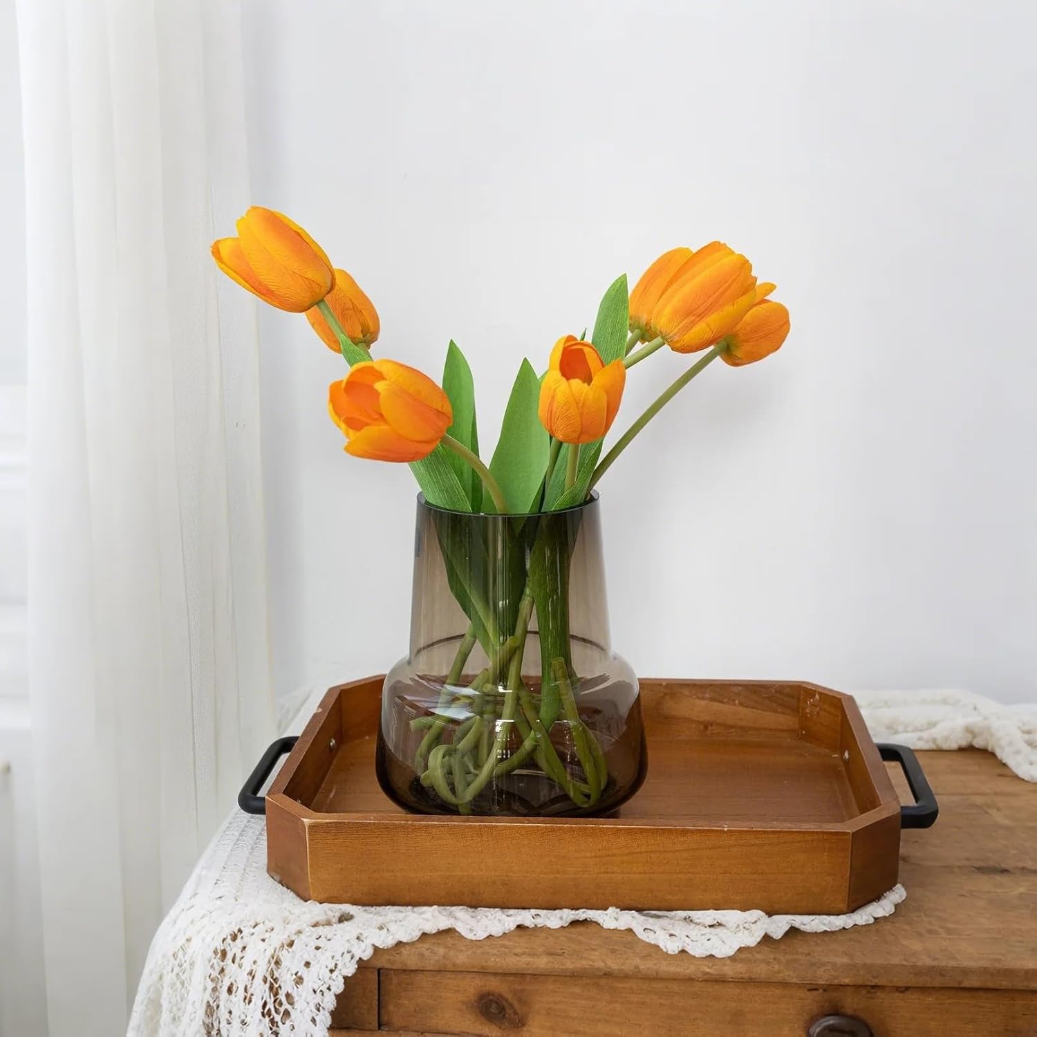 Modern Blue Flower Vase — 3" - View 7