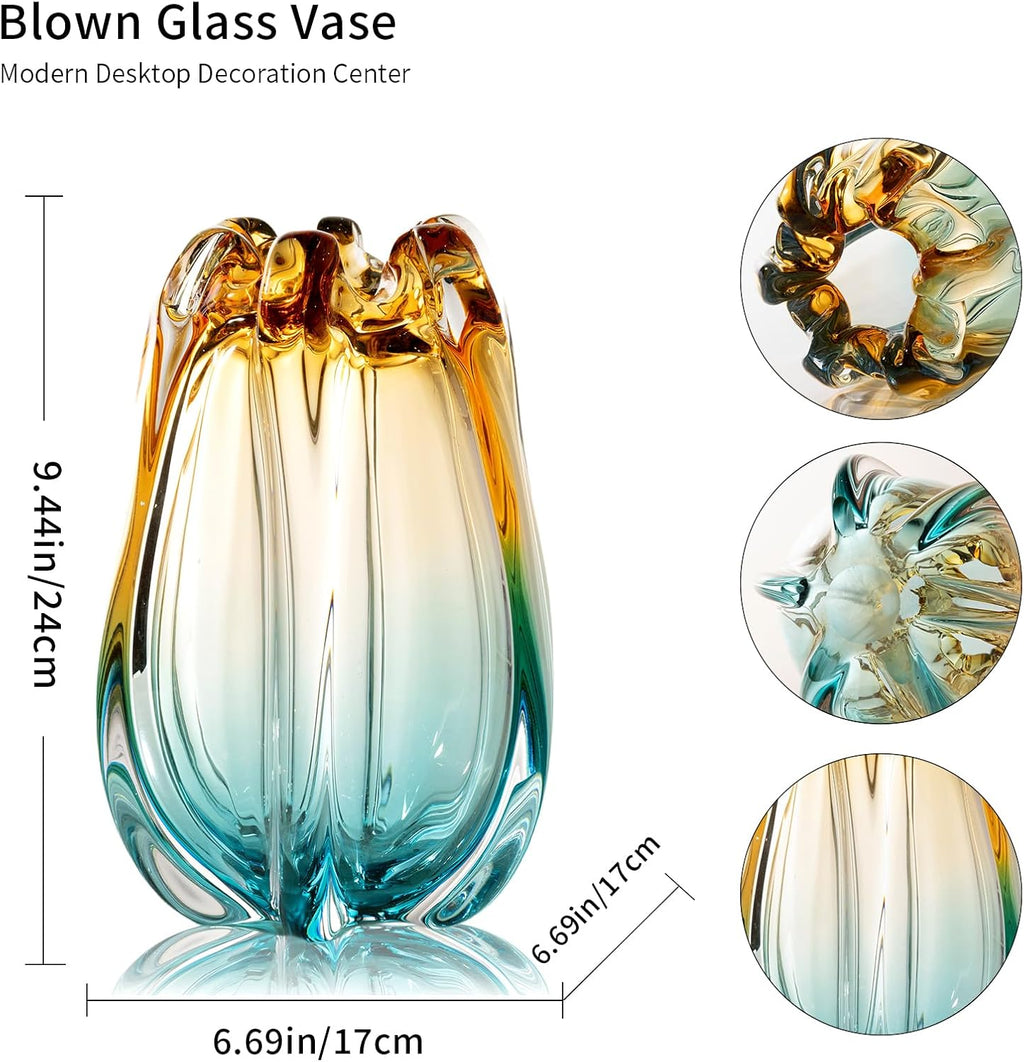 Modern Glass Flower Vase - View 3