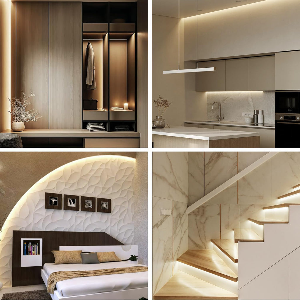 Dimmable White LED Strip Lights - View 3