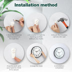 Battery Operated Wall Clock — 12" - View 6