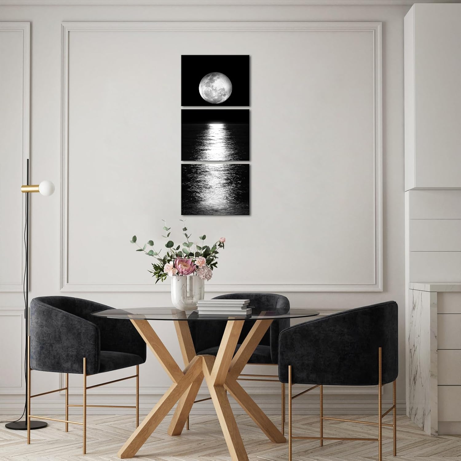 Modern Fabric Canvas Wall Art - View 2