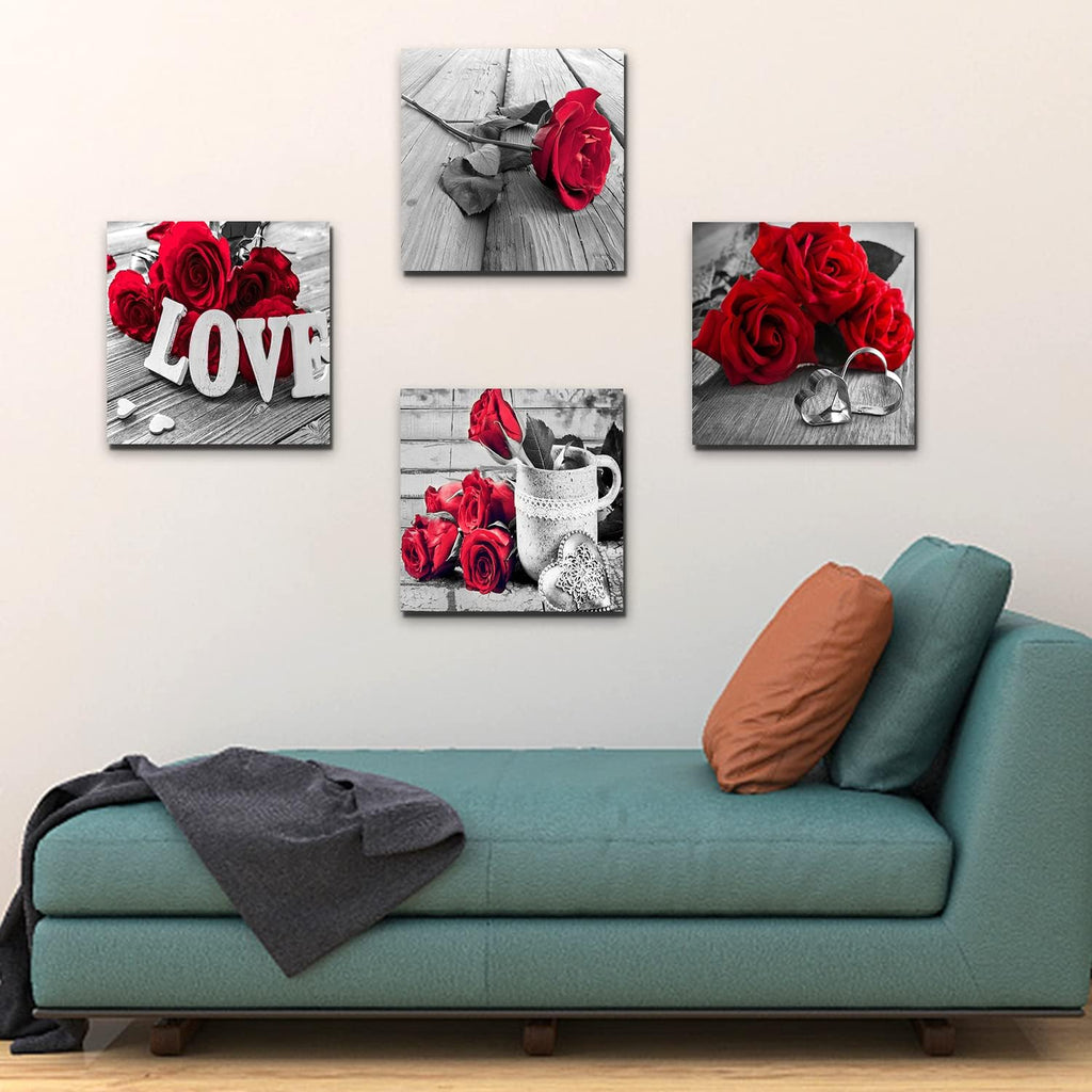 Framed Modern Blue Wall Decor — 20x20 - View 6