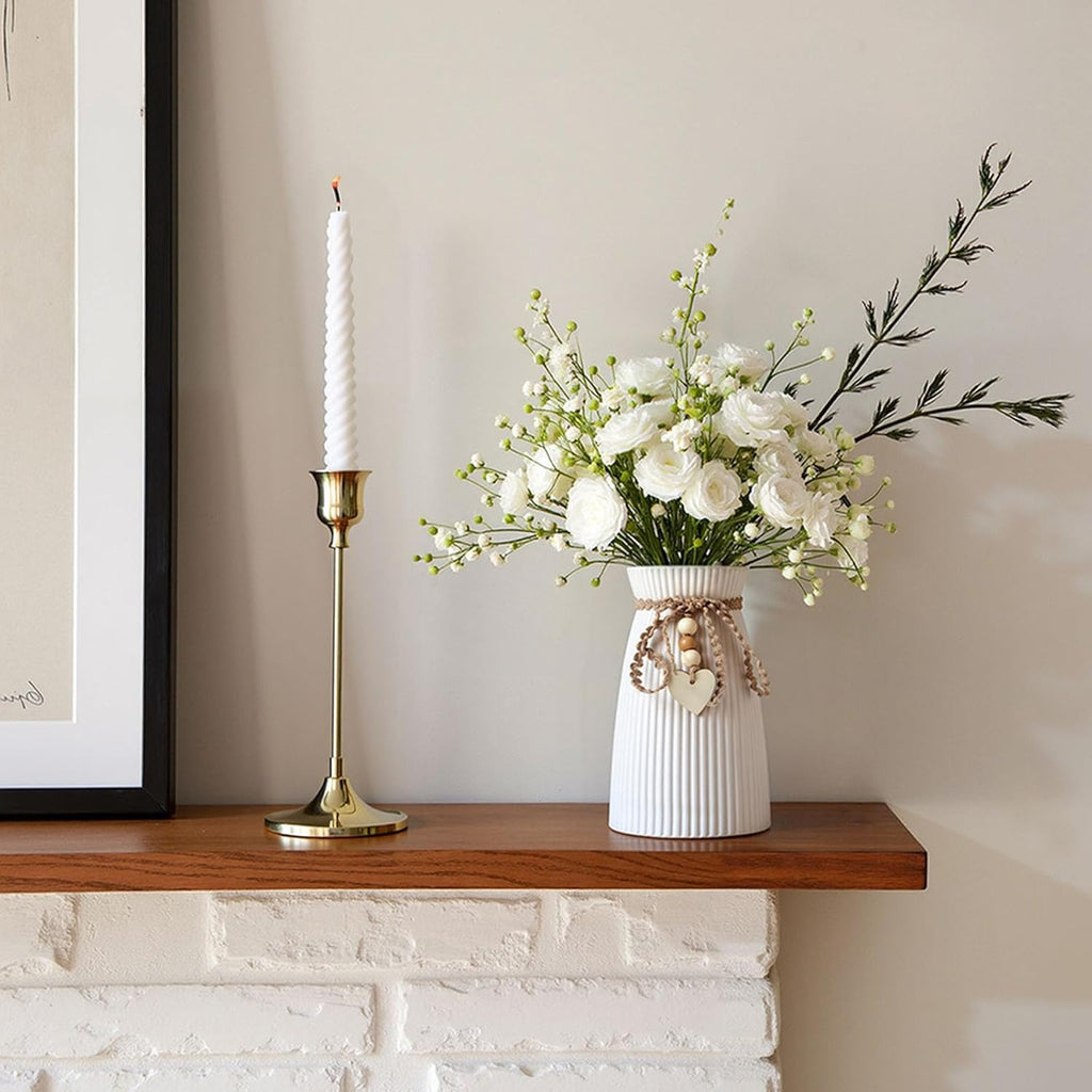 Farmhouse Black Flower Vase — 6.3" - View 2