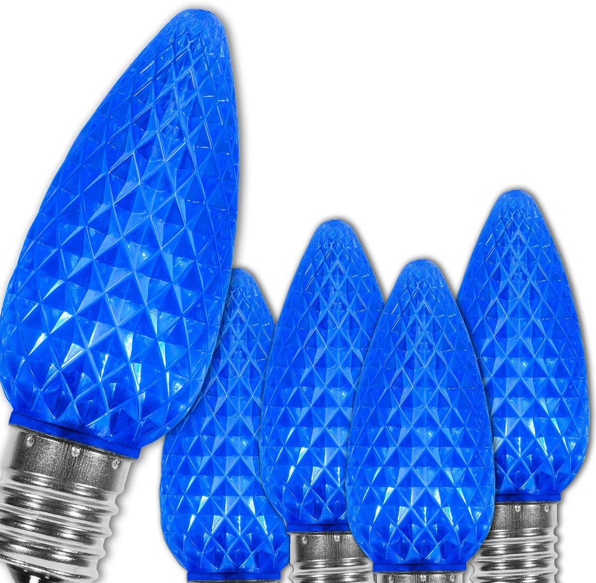 Blue Smart Bulb — Blue Faceted
