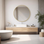 Framed Luxe Black Mirror — 36" - View 4