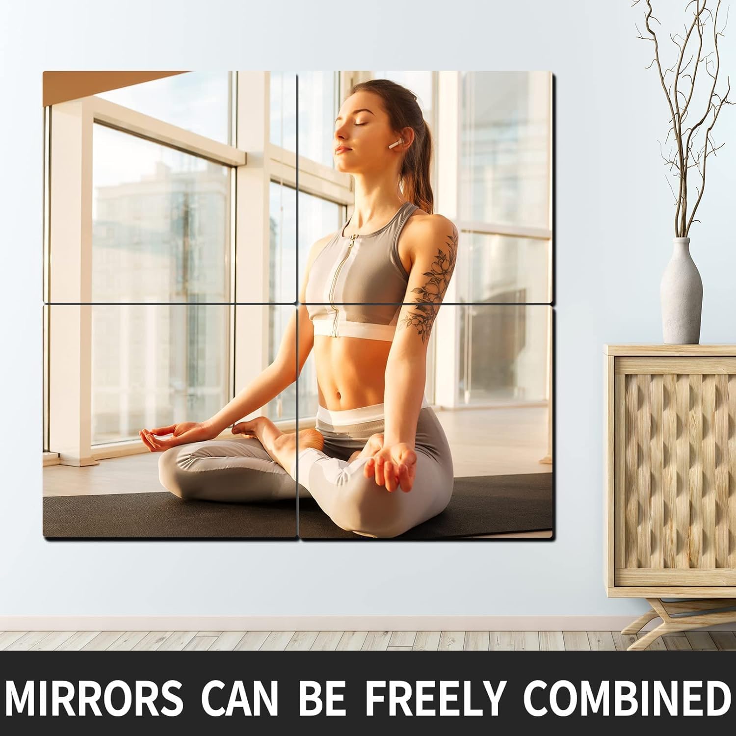 Glass Wall Mirror — 16" - View 5