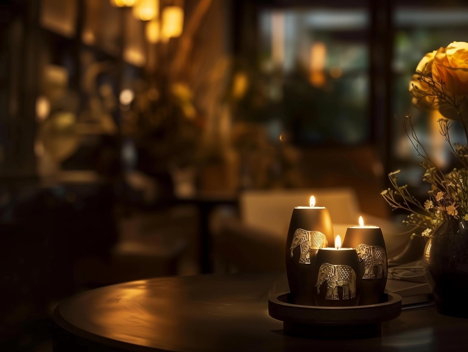 Farmhouse Wood Candle - View 6